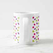 Niedliche, farbige Vögel Jumbo-Tasse (Rückseite)
