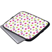 Niedliche, farbige Vögel Laptopschutzhülle (Vorne Knopf)
