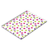 Niedliche, farbige Vögel Notizblock (Linke Seite)