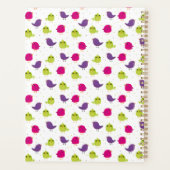 Niedliche, farbige Vögel Planer (Rückseite)