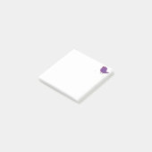 Niedliche, farbige Vögel Post-it Klebezettel (angewinkelt)