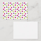 Niedliche, farbige Vögel Rabattkarte (Vorne/Hinten)