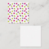 Niedliche, farbige Vögel Telefonnummerkarte (Vorne/Hinten)