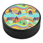 Niedliche farbige Waldmuster Automagnet Eishockey Puck (3/4)
