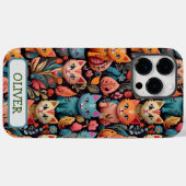 Niedliche farbige Whimsikkätzchen Case-Mate iPhone Hülle (Rückseite (Horizontal))