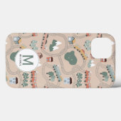 Niedliche farbige Züge auf der Zugspur Case-Mate iPhone Hülle (Rückseite (Horizontal))