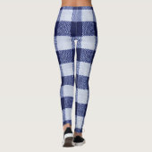 Niedliche Farbigkeit Kariert Leggings (Rückseite)