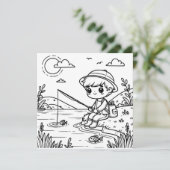 Niedliche Farbkarte für Kinder (Stehend Vorderseite)