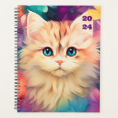 Niedliche Farbkatze Planer (Vorderseite)