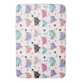 Niedliche Farbkatzen Badematte (Vorderseite Vertikal)