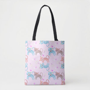 Niedliche Farbkatzen Tasche