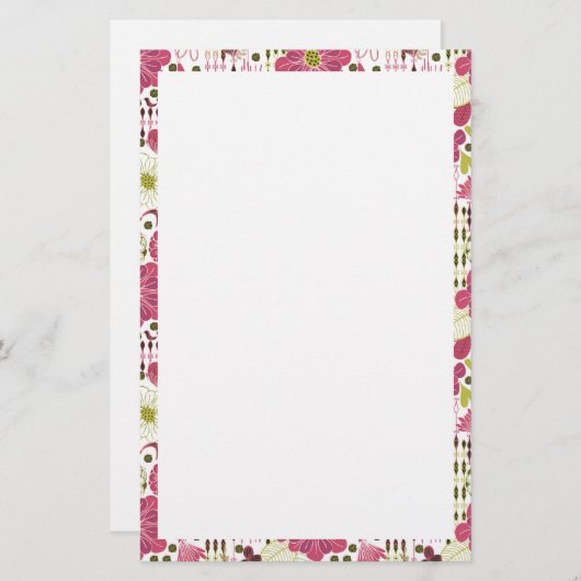 Niedliche Farbklassik Briefpapier (Vorne/Hinten)