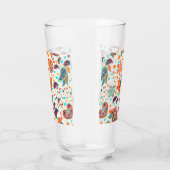 Niedliche Farbklassiker mit Blumenmuster Glas (Rechts)