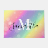 Niedliche Farbmonogramm Fußmatte (Vorderseite)