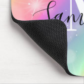 Niedliche Farbmonogramm Mousepad (Ecke)