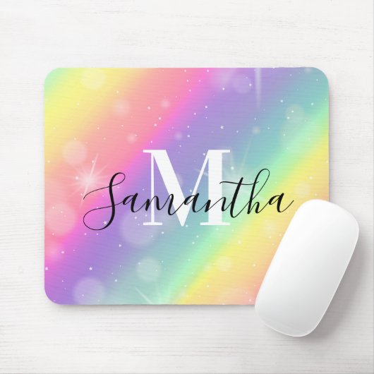 Niedliche Farbmonogramm Mousepad (Mit Mouse)