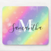 Niedliche Farbmonogramm Mousepad (Vorne)
