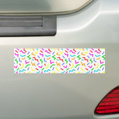 Niedliche Farbmuster Autoaufkleber (Auf Auto)