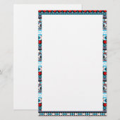 Niedliche Farbmuster Briefpapier (Vorne/Hinten)