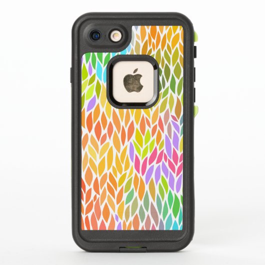 Niedliche Farbmuster der Blätter (Rückseite)