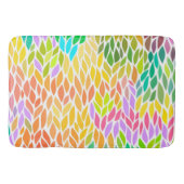 Niedliche Farbmuster der Blätter Badematte (Vorderseite)