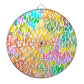 Niedliche Farbmuster der Blätter Dartscheibe (vorne)