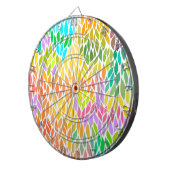 Niedliche Farbmuster der Blätter Dartscheibe (Vorderseite rechts)