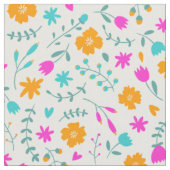 Niedliche Farbmuster der Blume Stoff (Nahaufnahme)
