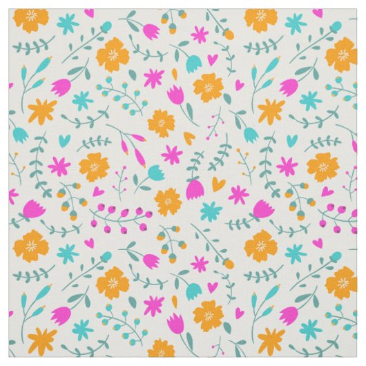 Niedliche Farbmuster der Blume Stoff (Muster)