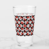 Niedliche Farbmuster für die Blume Glas (Rückseite)