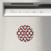 Niedliche Farbmuster für die Blume Magnet (In Situ (Geschirrspüler))