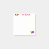 Niedliche Farbpalettenbücher & Glühbirnen personal Post-it Klebezettel (Vorderseite)