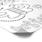 Niedliche Farbstiche Poster (Ecke)