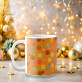 Niedliche Farbtöne orange Kaffeetasse