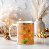 Niedliche Farbtöne orange Kaffeetasse
