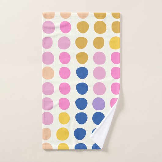 Niedliche Farbtöne skandinavisches Muster Badhandtuch Set (Handtuch)