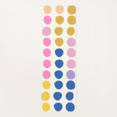 Niedliche Farbtöne skandinavisches Muster Yogamatte (Vorderseite)