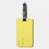 Niedliche Farbvögel, graue Gepäckmarke Gepäckanhänger (Rückseite vertikal)