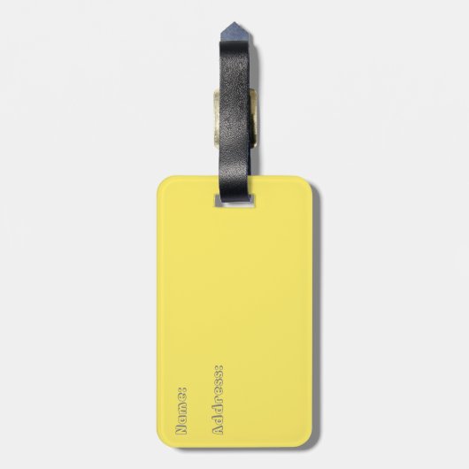 Niedliche Farbvögel, graue Gepäckmarke Gepäckanhänger (Rückseite vertikal)