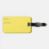 Niedliche Farbvögel, graue Gepäckmarke Gepäckanhänger (Rückseite horizontal)