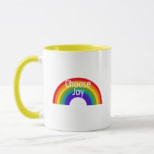 Niedliche Farbwahl Freude Inspiration Regenbogen Tasse (Links)