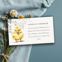 Niedliche Farm Chick Floral Display Dusche Baby Du