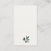 Niedliche Farm Cow Foliage Diaper Raffle Baby Dusc Begleitkarte (Rückseite)