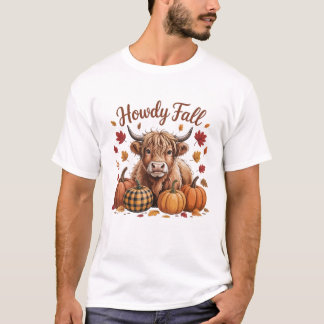 Niedliche Farm Tier Herbst Jahreszeit Geschenk Män T-Shirt