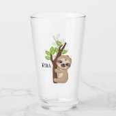 niedliche Faulenzer geben Glass den Namen Glas (Rückseite)