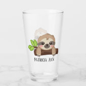 niedliche Faulenzer geben Glass den Namen Glas (Rückseite)