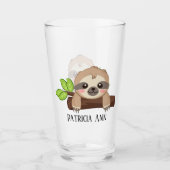 niedliche Faulenzer geben Glass den Namen Glas (Vorderseite)