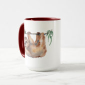 niedliche Faultierfreunde hinzufügen Tasse (Vorderseite Links)