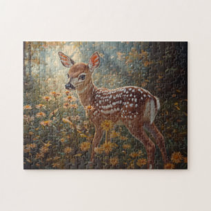 Niedliche Fauna im Wald Puzzle