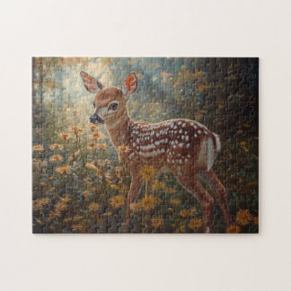Niedliche Fauna im Wald Puzzle